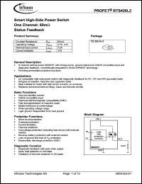 Click here to download BTS428L2 Datasheet