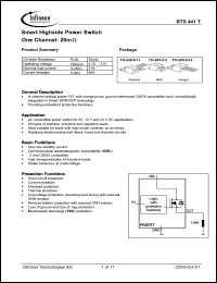 Click here to download BTS441T Datasheet