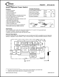 Click here to download BTS442E2 Datasheet