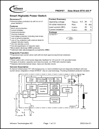 Click here to download BTS443 Datasheet