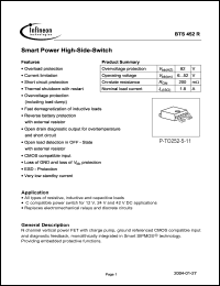 Click here to download BTS452 Datasheet