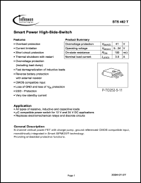 Click here to download BTS462 Datasheet