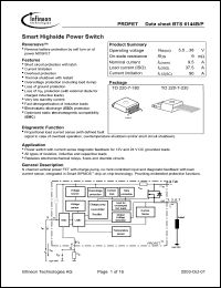 Click here to download BTS6144 Datasheet