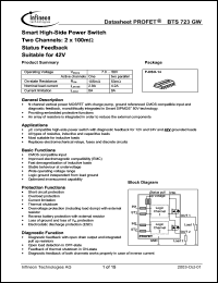 Click here to download BTS723 Datasheet