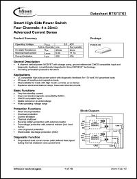 Click here to download BTS737S3 Datasheet