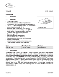 Click here to download BTS781GP Datasheet