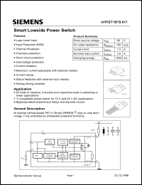 Click here to download BTS917 Datasheet