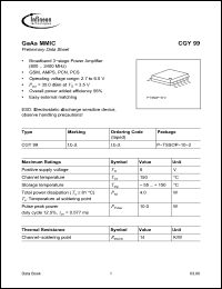 Click here to download CGY99 Datasheet