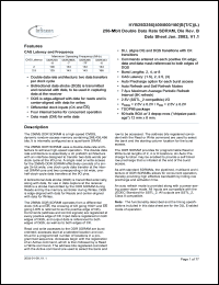 Click here to download HYB25D256400BT Datasheet