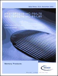 Click here to download HYE18P32161ACL70 Datasheet