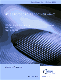 Click here to download HYS64D16000HDL-6-C Datasheet