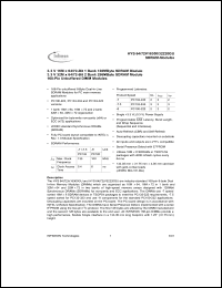 Click here to download HYS64V16300GU Datasheet