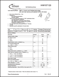 Click here to download IHW15T120 Datasheet