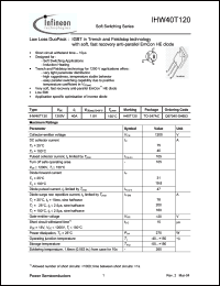 Click here to download IHW40T120 Datasheet