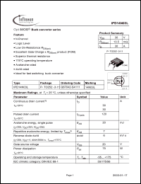 Click here to download IPD14N03 Datasheet