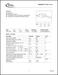 Click here to download BTS114 Datasheet