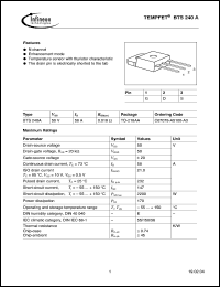 Click here to download BTS240 Datasheet