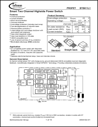 Click here to download BTS611L1E3128A Datasheet