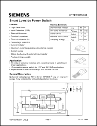 Click here to download BTS933 Datasheet