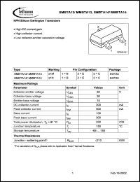 Click here to download MMBTA13 Datasheet