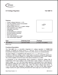 Click here to download TLE4287G Datasheet