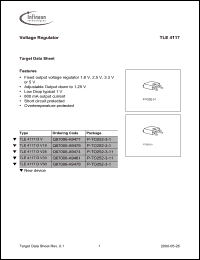 Click here to download TLE4117DV18 Datasheet