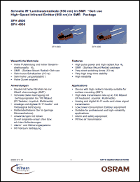 Click here to download SFH4500 Datasheet