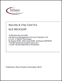 Click here to download SLE66CX320 Datasheet