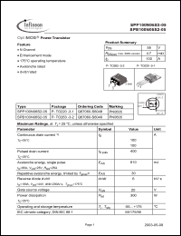 Click here to download SPP100N06S2-05 Datasheet