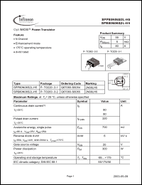 Click here to download SPB80N06S2L-H5 Datasheet