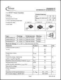 Click here to download SPB80N08S2-07 Datasheet