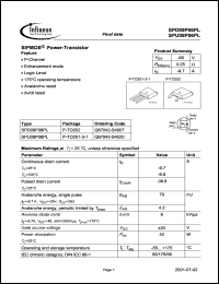 Click here to download SPD09P06 Datasheet