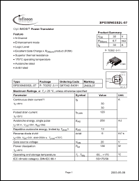 Click here to download SPD30N03S2L-07 Datasheet