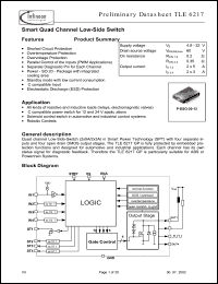 Click here to download TLE6217G Datasheet