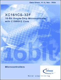 Click here to download XC161CS-32F Datasheet