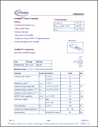 Click here to download IPW60R250CP Datasheet
