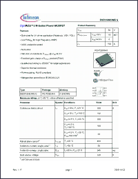 Click here to download BSC016N03MSG Datasheet