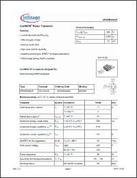 Click here to download IPP60R299CP Datasheet