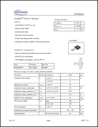 Click here to download IPI50R399CP Datasheet
