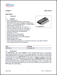 Click here to download BTS7811K Datasheet