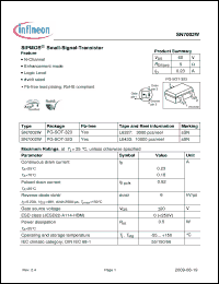 Click here to download SN7002W_09 Datasheet