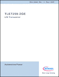 Click here to download TLE7259-2GE Datasheet