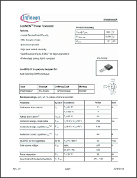 Click here to download IPI60R299CP Datasheet
