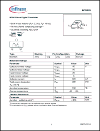 Click here to download BCR505_07 Datasheet