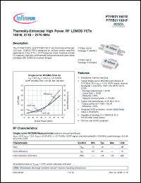 Click here to download PTFB211501E Datasheet