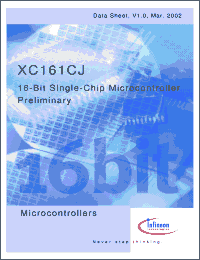 Click here to download SAF-XC161CJ-16F40F Datasheet