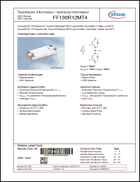 Click here to download FF100R12MT4 Datasheet