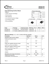 Click here to download IDB04E120 Datasheet