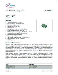 Click here to download TLE4296-2GV33 Datasheet