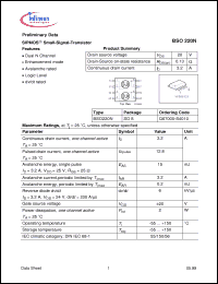 Click here to download BSO220N Datasheet